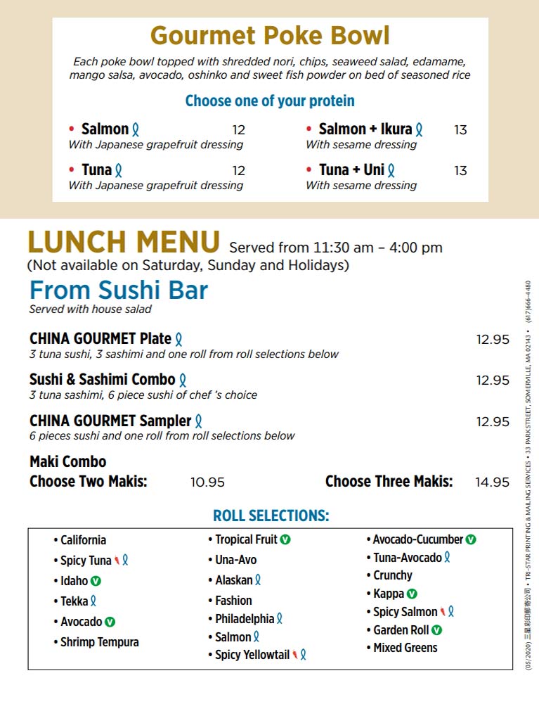 China Gourmet & lunch